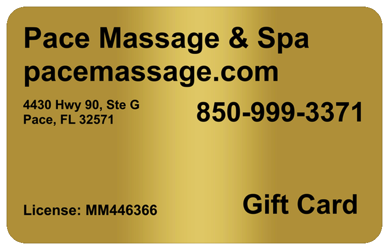 Pace Massage gift card