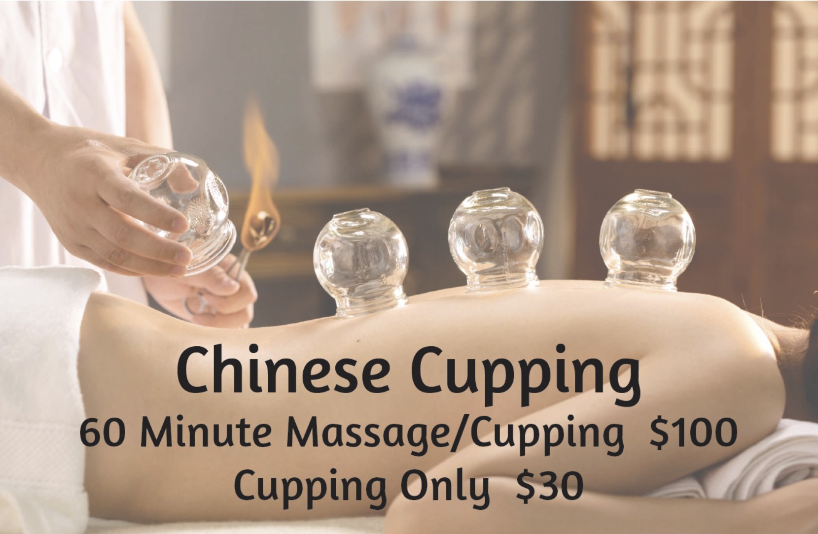 Chinese cupping service at Pace Massage