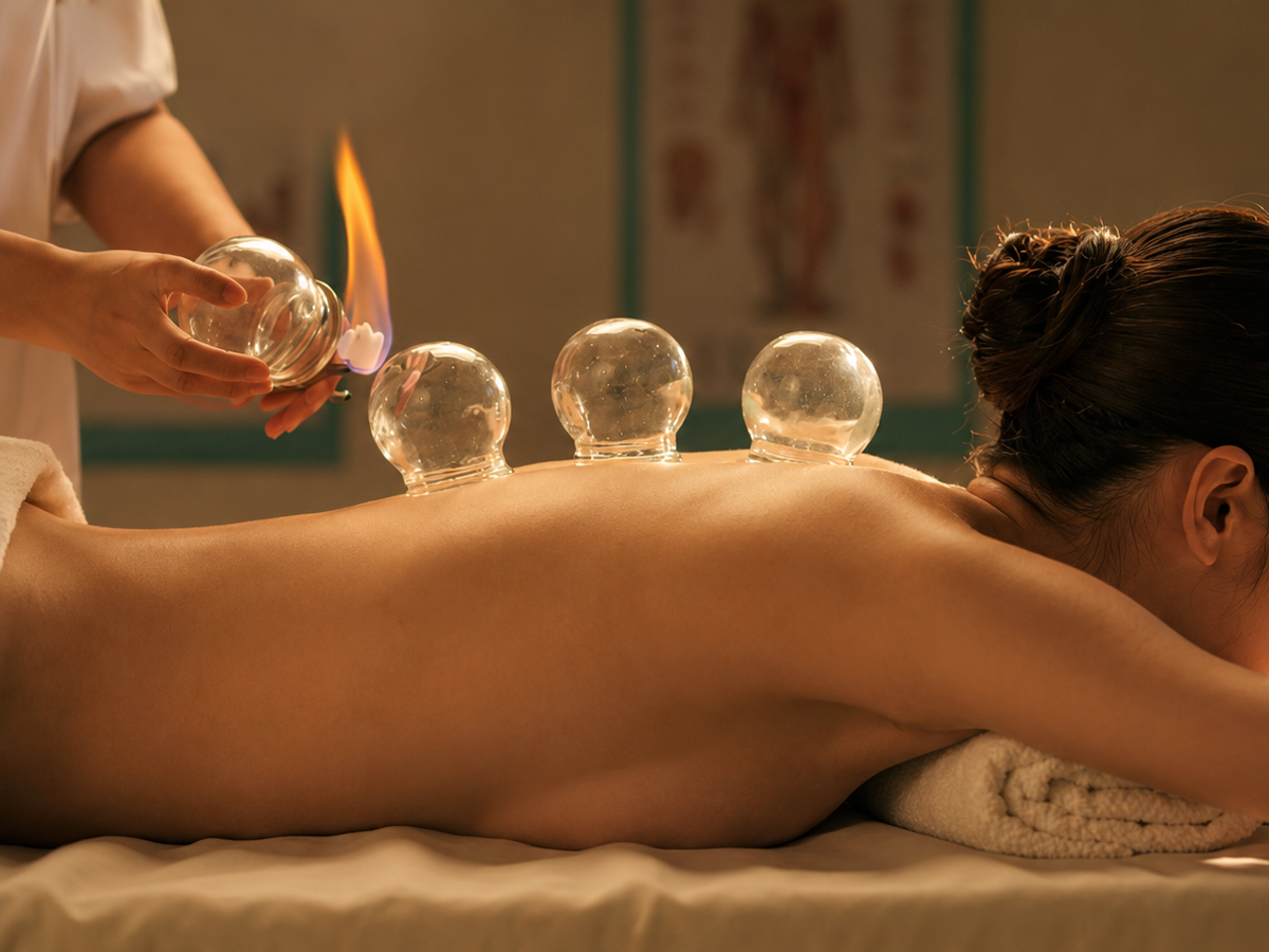 Cupping service at Pace Massage