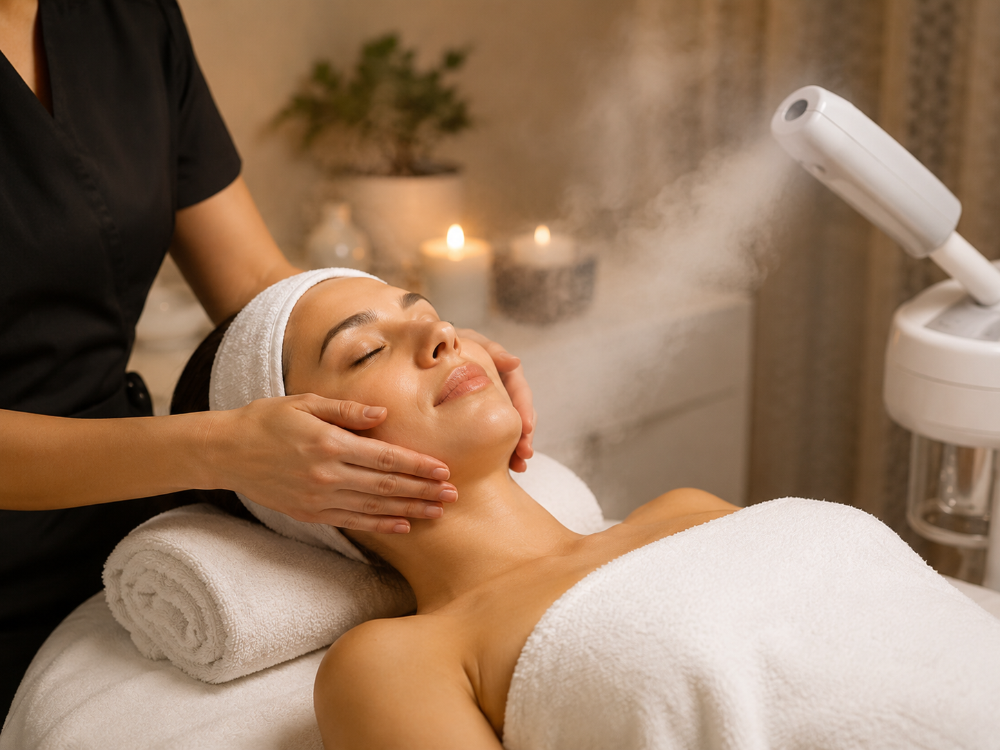 Facial service at Pace Massage